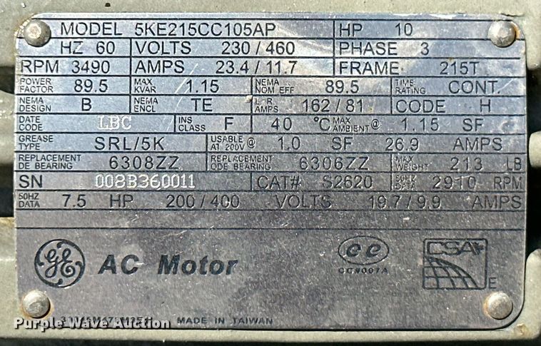 image for item ML9226 (4) Hunt Engine Airdyne electric motors