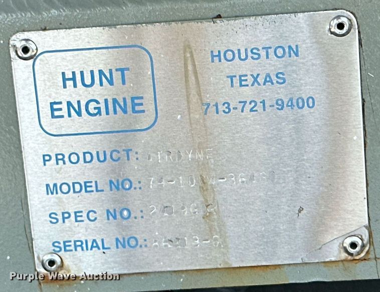 image for item ML9226 (4) Hunt Engine Airdyne electric motors