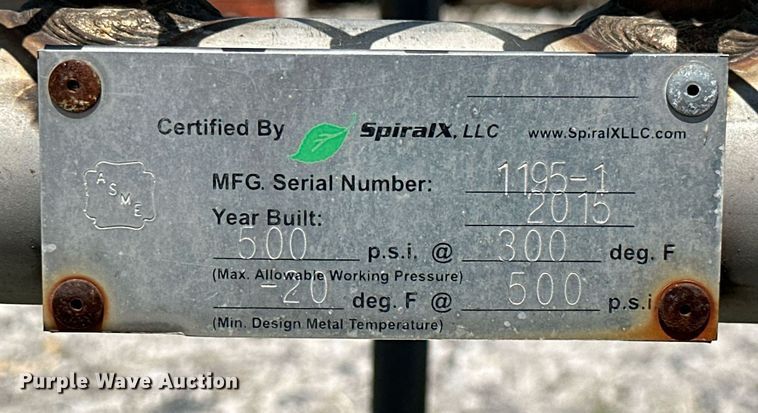 image for item ML9231 SpiralX  natural convection coil and shell end tube