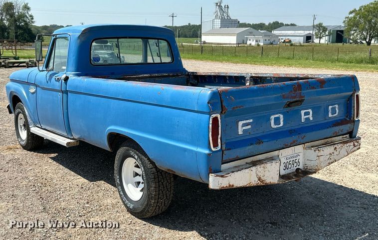 image for item ML9236 1966 Ford F100  pickup truck