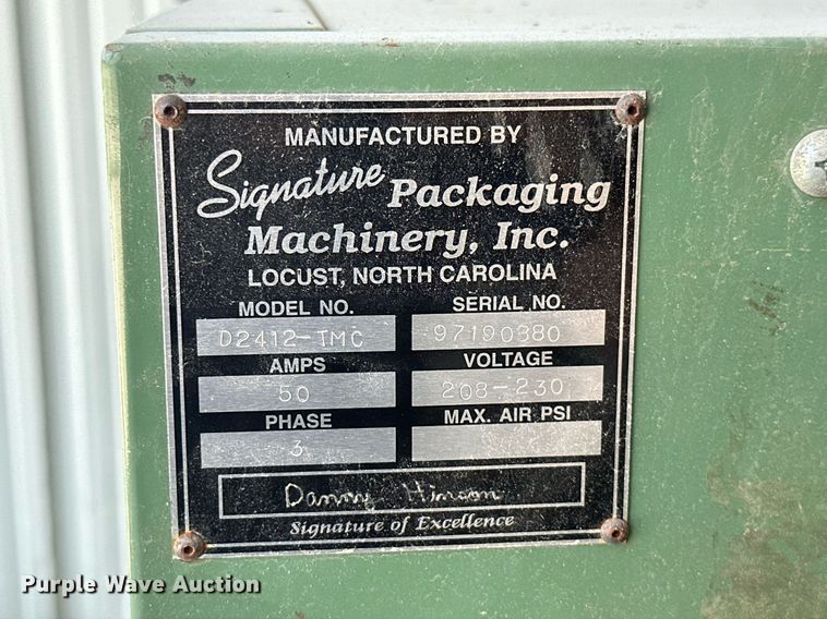 image for item ML9241 Wrapping and sealing equipment