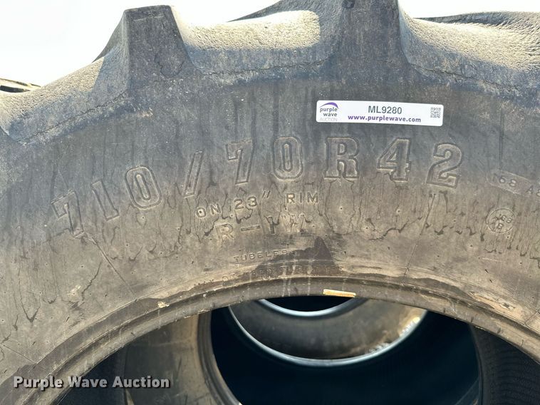 image for item ML9280 (8) Firestone Radial All Traction 710/70R42 tires