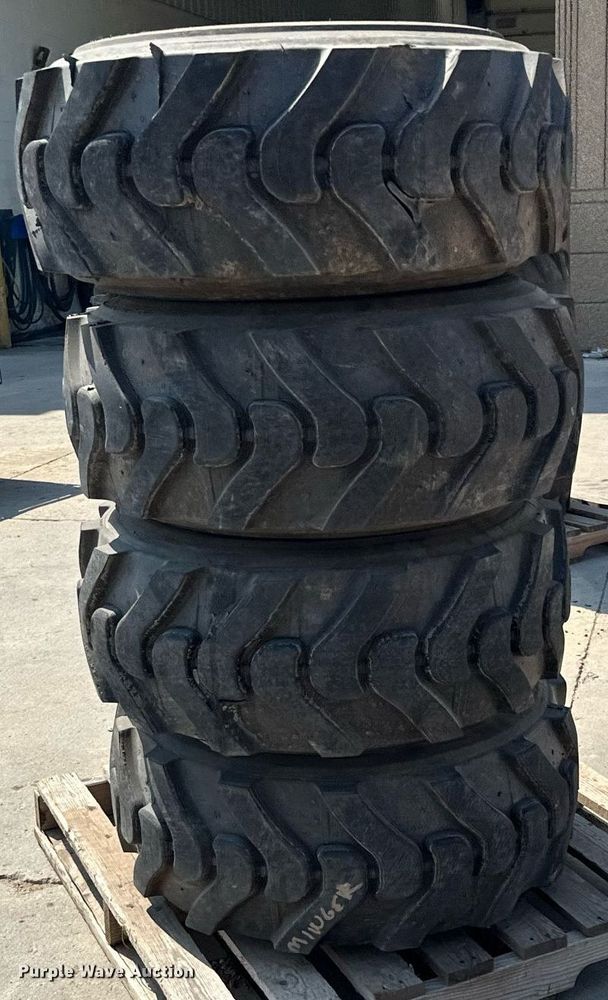 image for item MQ9374 (8) 14-17.5 NHS tires and wheels