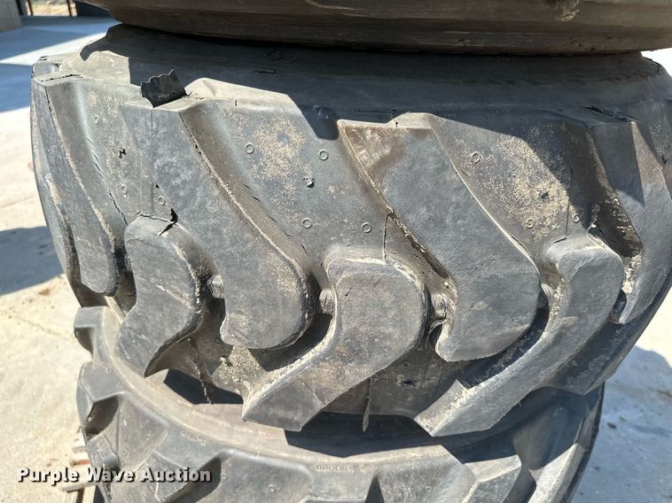 image for item MQ9374 (8) 14-17.5 NHS tires and wheels