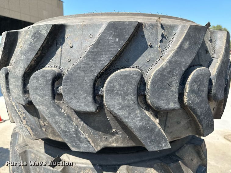 image for item MQ9374 (8) 14-17.5 NHS tires and wheels