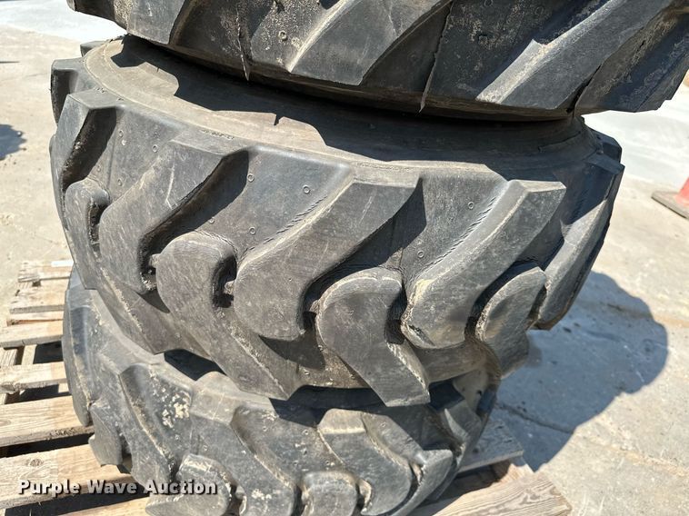 image for item MQ9374 (8) 14-17.5 NHS tires and wheels