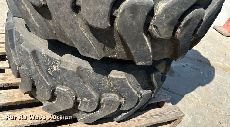 image for item MQ9374 (8) 14-17.5 NHS tires and wheels