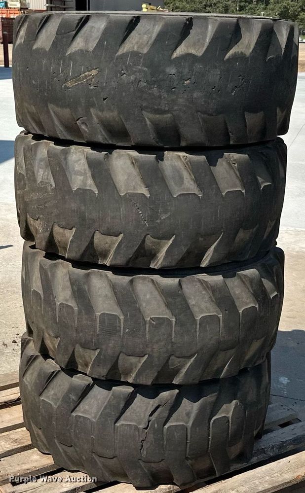 image for item MQ9374 (8) 14-17.5 NHS tires and wheels