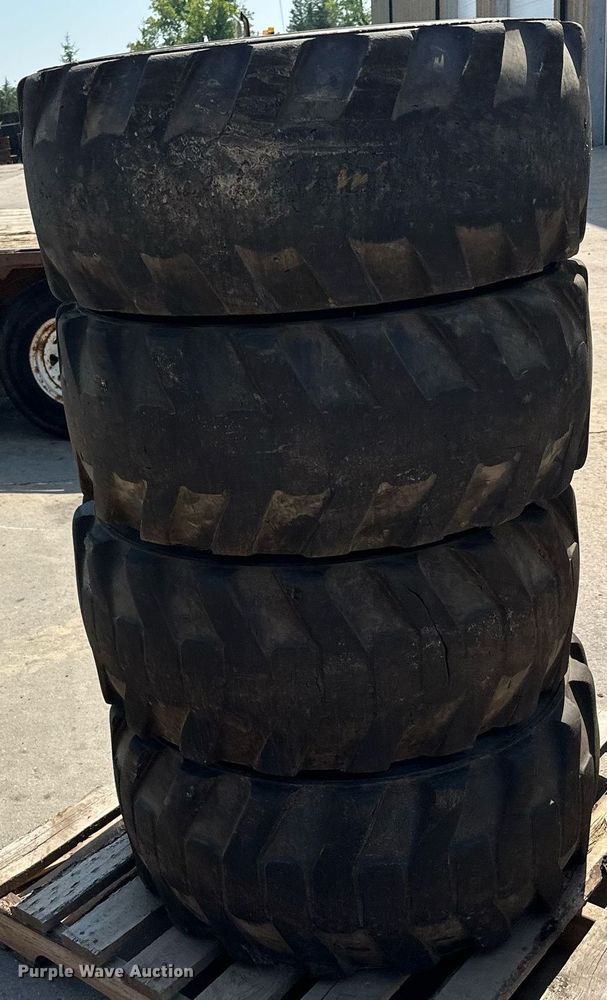 image for item MQ9374 (8) 14-17.5 NHS tires and wheels