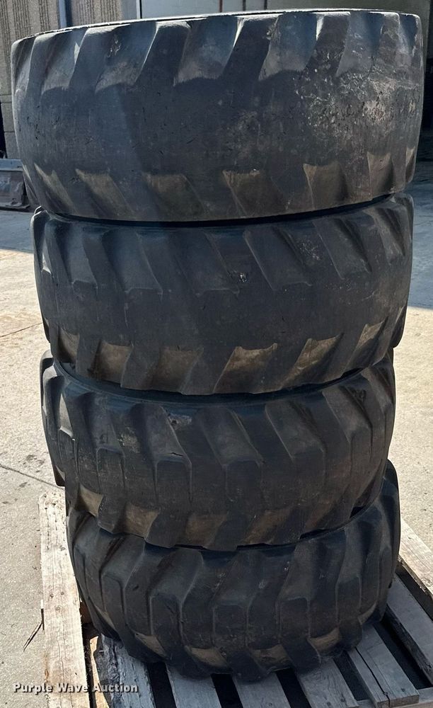 image for item MQ9374 (8) 14-17.5 NHS tires and wheels