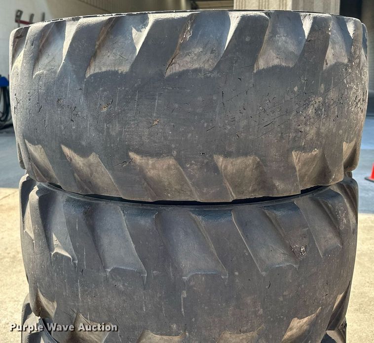 image for item MQ9374 (8) 14-17.5 NHS tires and wheels