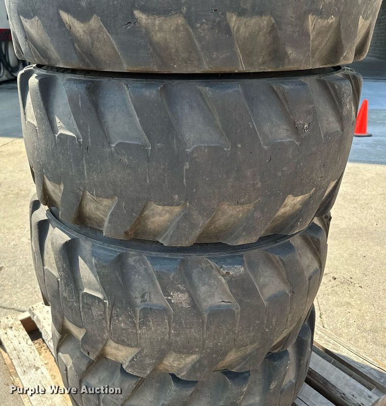 image for item MQ9374 (8) 14-17.5 NHS tires and wheels