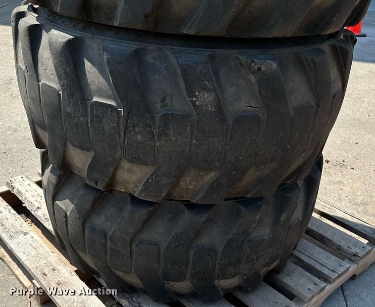 image for item MQ9374 (8) 14-17.5 NHS tires and wheels