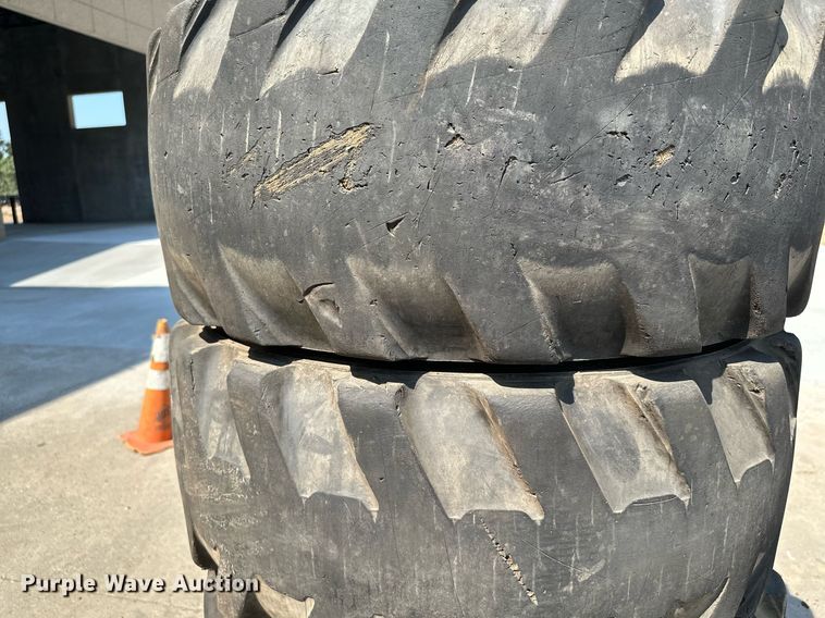 image for item MQ9374 (8) 14-17.5 NHS tires and wheels