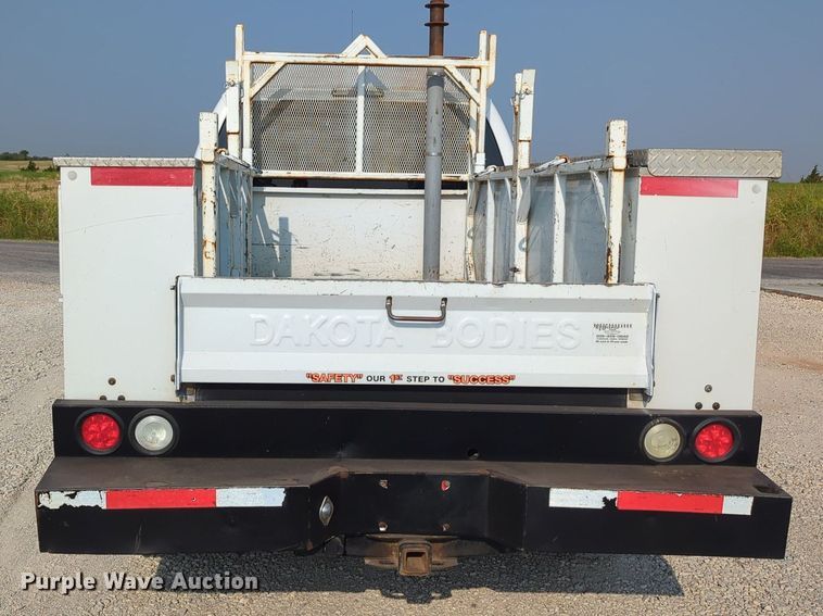 image for item MX9366 2014 Ford F350 Super Duty  Crew Cab utility bed pickup truck