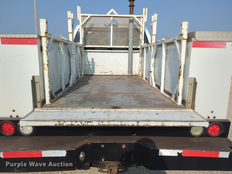 image for item MX9366 2014 Ford F350 Super Duty  Crew Cab utility bed pickup truck