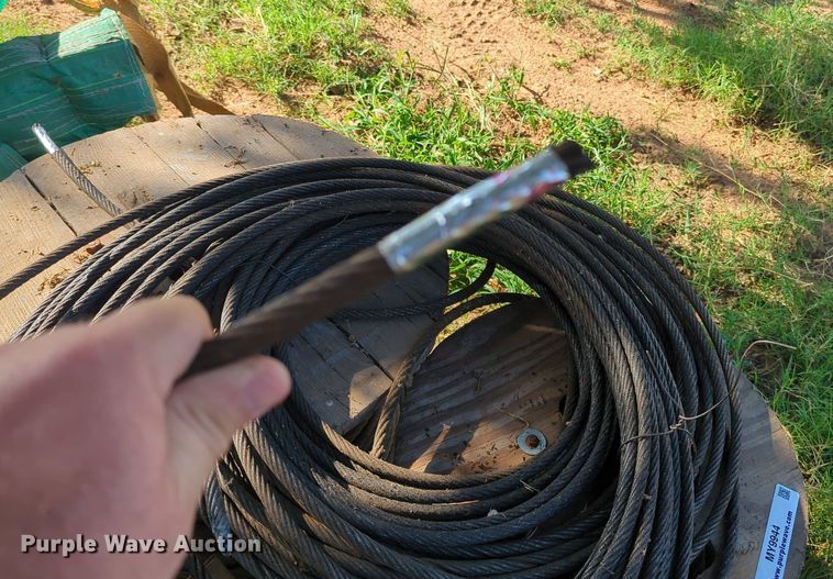 image for item MY9944 Approximately 4,000 linear feet of 1/2" diameter cable
