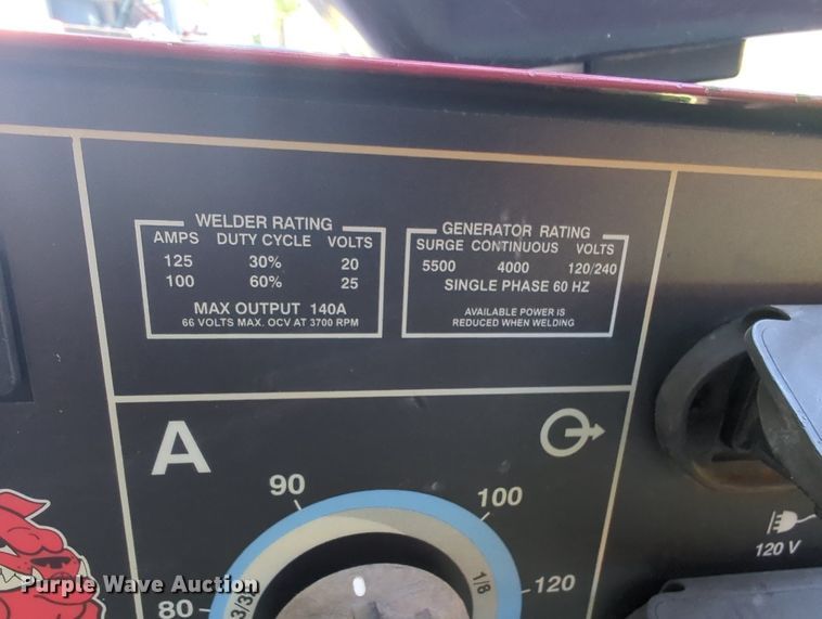 image for item MY9945 Lincoln Bulldog 5500  welder/generator