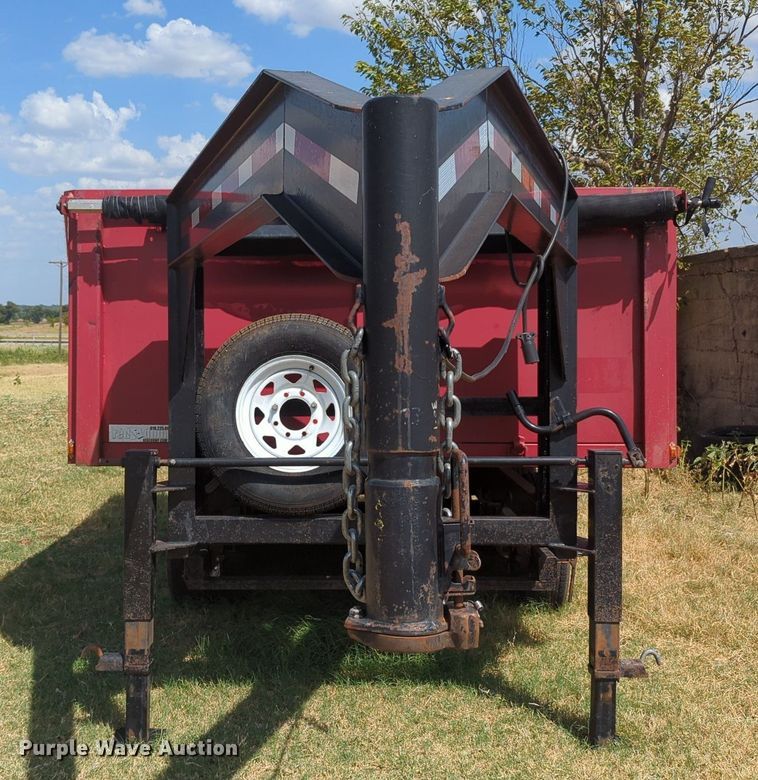 image for item MY9948 2012 All Right Steel  dump trailer