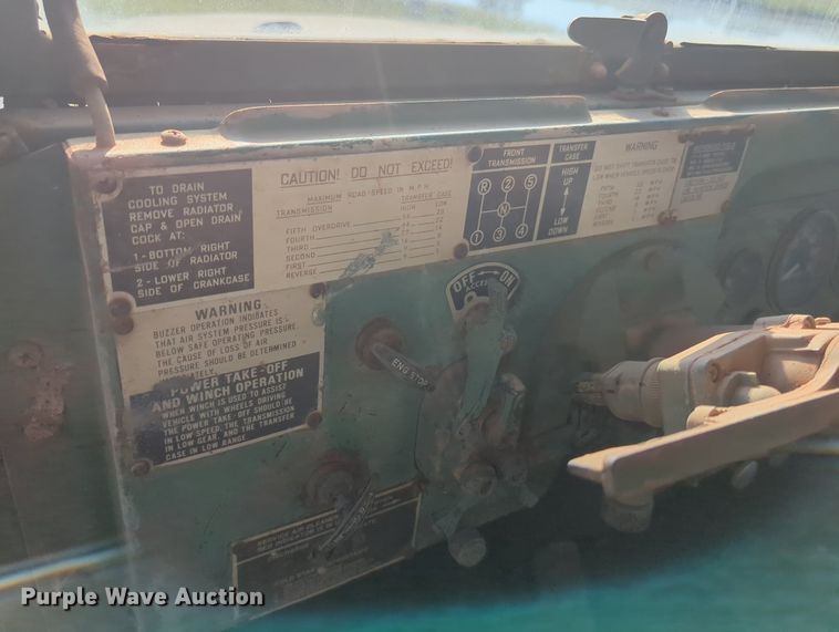 image for item MY9967 1971 Am General Cargo  flatbed truck