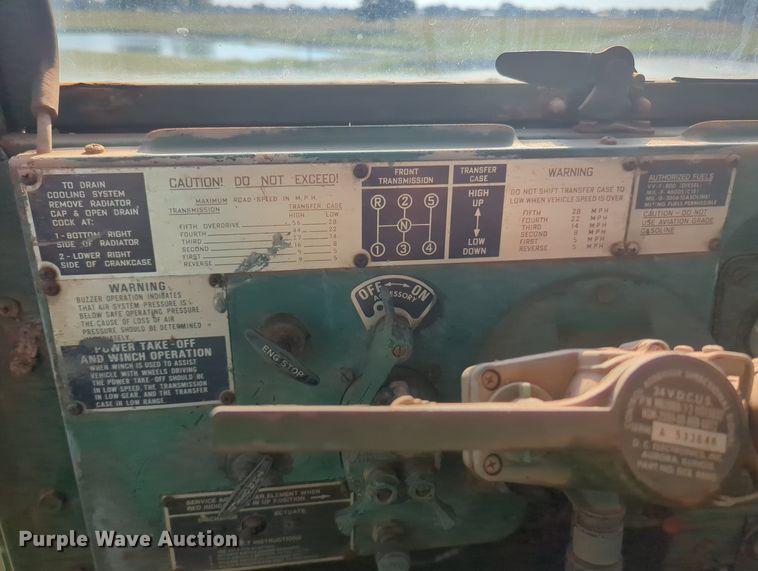 image for item MY9967 1971 Am General Cargo  flatbed truck