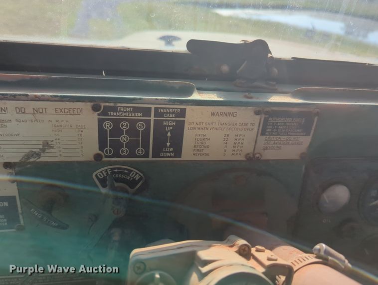 image for item MY9967 1971 Am General Cargo  flatbed truck