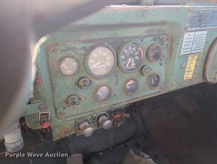 image for item MY9967 1971 Am General Cargo  flatbed truck