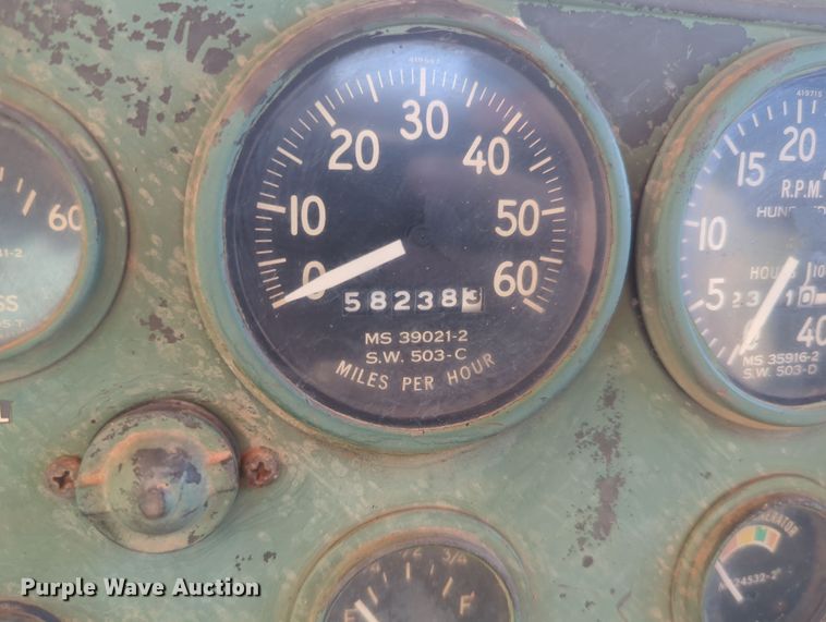 image for item MY9967 1971 Am General Cargo  flatbed truck