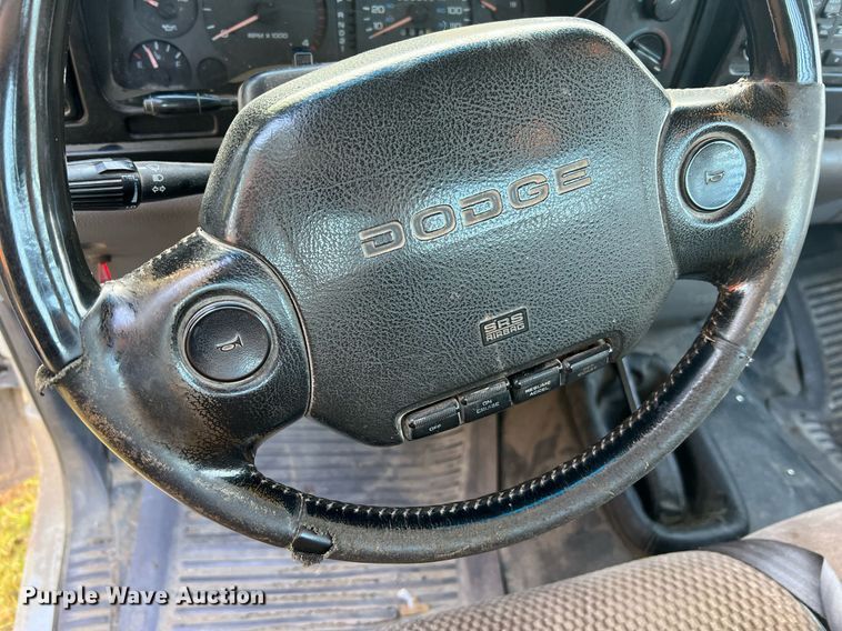 image for item NA9140 1995 Dodge Ram 3500 Laramie SLT  flatbed pickup truck