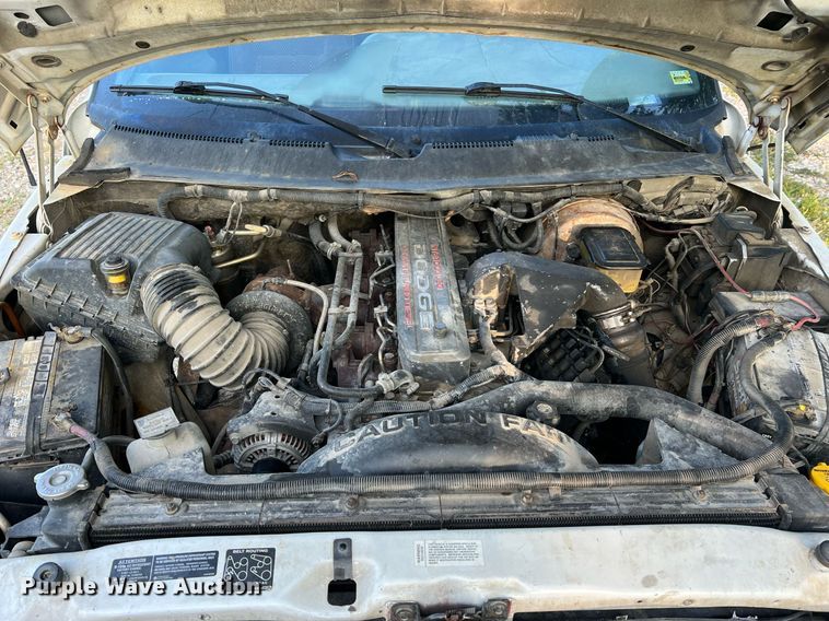 image for item NA9140 1995 Dodge Ram 3500 Laramie SLT  flatbed pickup truck