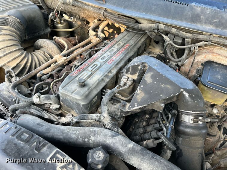 image for item NA9140 1995 Dodge Ram 3500 Laramie SLT  flatbed pickup truck