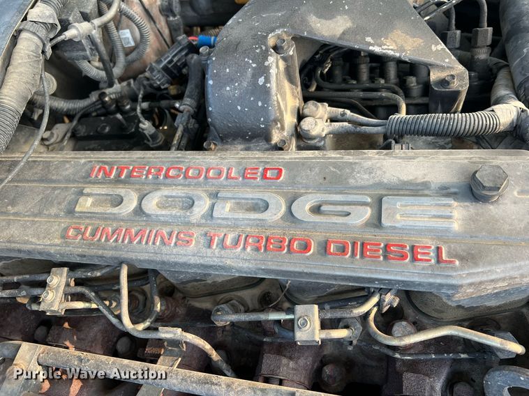 image for item NA9140 1995 Dodge Ram 3500 Laramie SLT  flatbed pickup truck