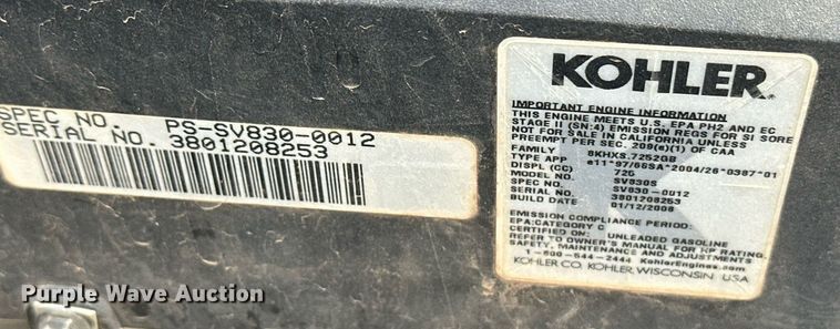 image for item NF9111 Gravely ZT2552HD  ZTR lawn mower