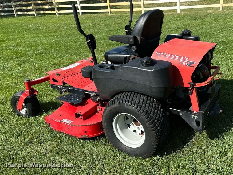 image for item NF9122 Gravely 260Z  ZTR lawn mower