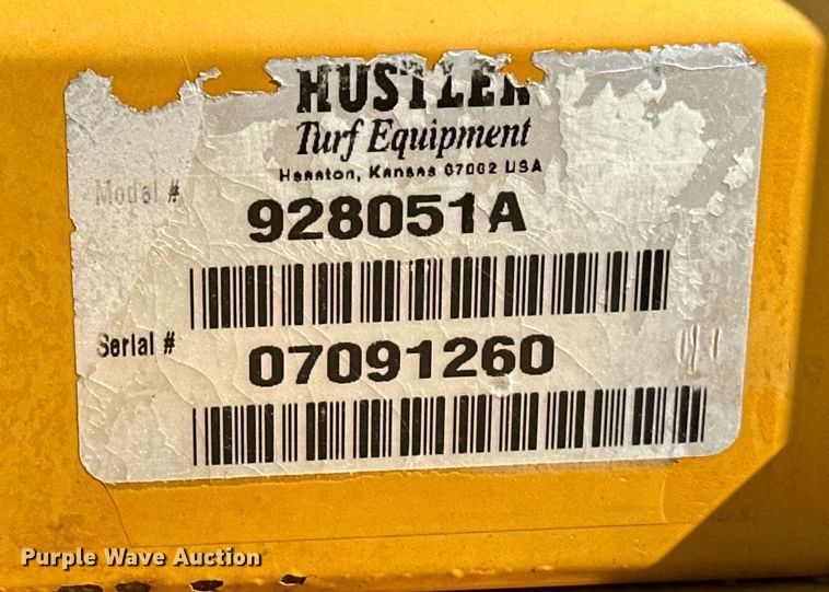 image for item NF9125 Hustler Super Z  ZTR lawn mower