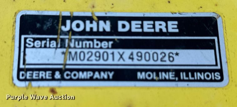 image for item NF9144 John Deere 48  rototiller