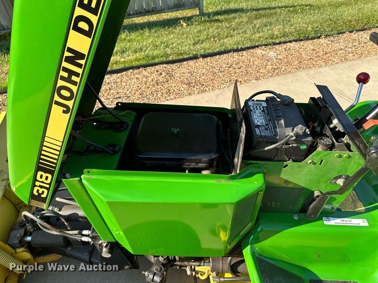 image for item NF9147 John Deere 318  lawn mower