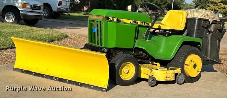 image for item NF9148 John Deere 318  lawn mower