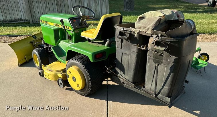 image for item NF9148 John Deere 318  lawn mower