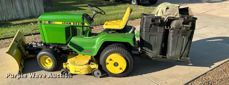 image for item NF9148 John Deere 318  lawn mower
