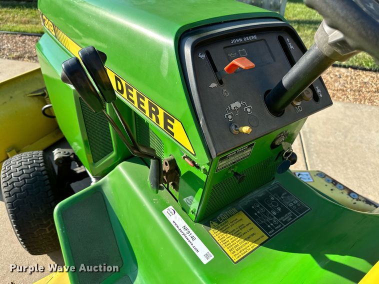 image for item NF9148 John Deere 318  lawn mower