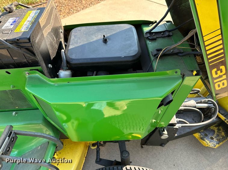 image for item NF9148 John Deere 318  lawn mower