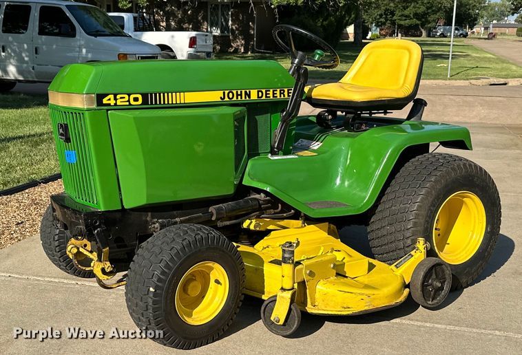 image for item NF9149 John Deere 420  lawn mower