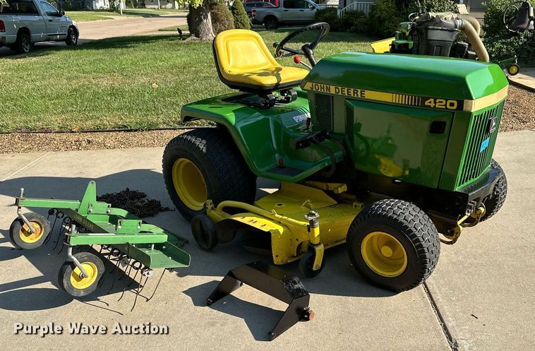 image for item NF9149 John Deere 420  lawn mower