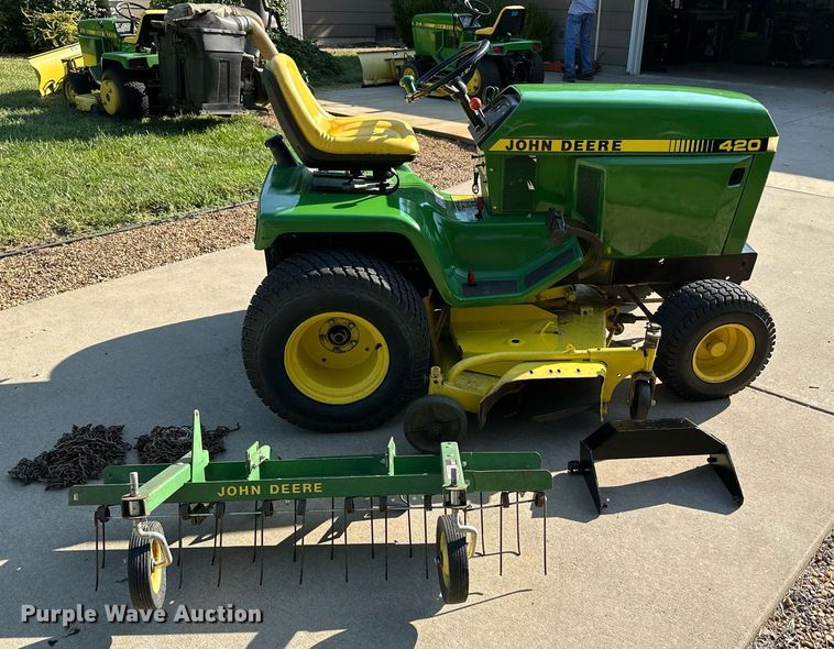 image for item NF9149 John Deere 420  lawn mower