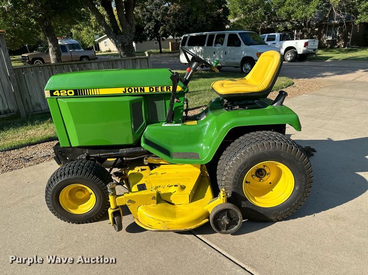 image for item NF9149 John Deere 420  lawn mower