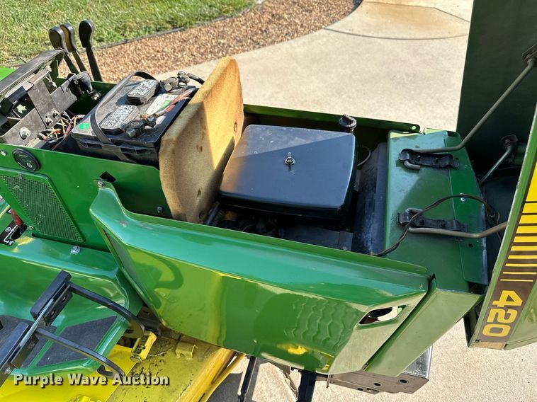 image for item NF9149 John Deere 420  lawn mower