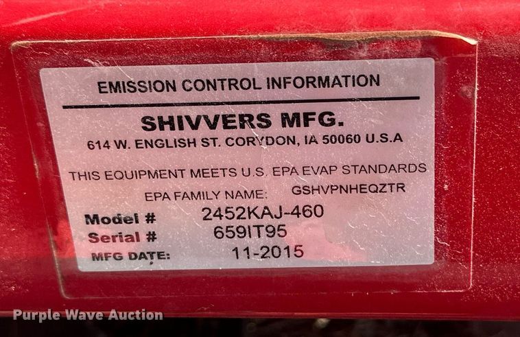image for item NF9162 2015 Shivvers Country Clipper Edge XLT  ZTR lawn mower