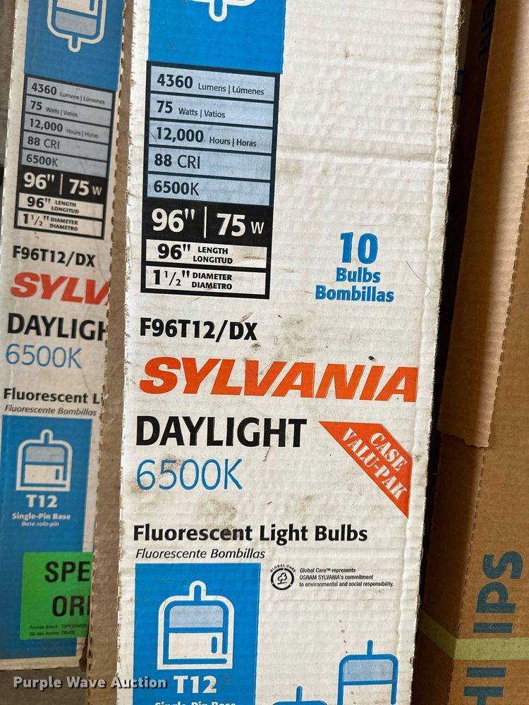 image for item NL9029 Approximately 70 fluorescent light bulbs 