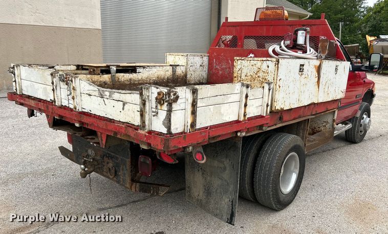 image for item NL9507 2001 Dodge Ram 3500 Laramie SLT  flatbed pickup truck
